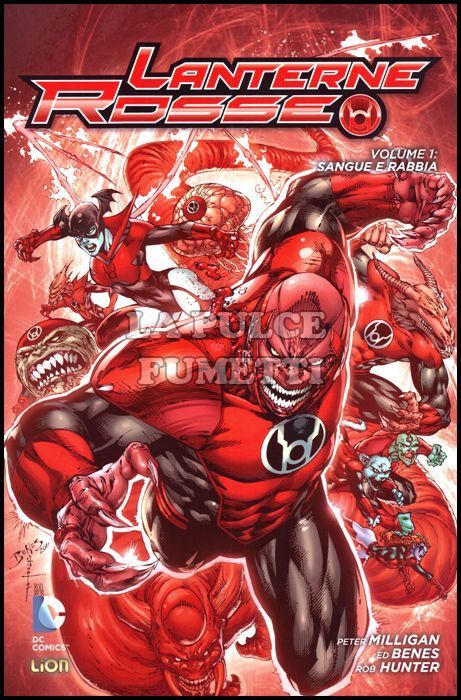 NEW 52 LIBRARY - LANTERNE ROSSE #     1: SANGUE E RABBIA